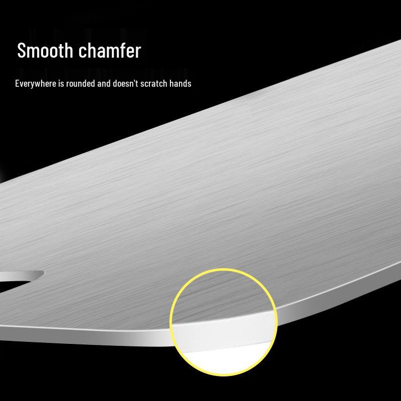 Multifunctional Double-Sided Thick Stainless Steel Kitchen Cutting Board