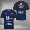 Herren Trend Padel T-Shirt Element Print Muster Ultra-dünn Kurzarm Herrenmode Tennis Atmungsaktiv Boutique Fitness Top