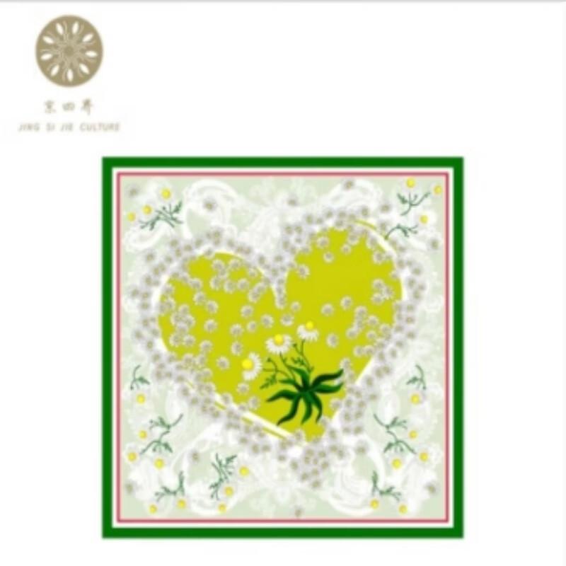 

Шарф из искусственного шелка Jingsijie Daisy Love