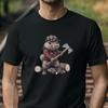 Squirrel Lumberjack Shirt, Men's T-Shirt, Funny T-Shirt, Nature Lover, Gift for Dad, Gift for Him, Vintage Shirt, Hipster Boho