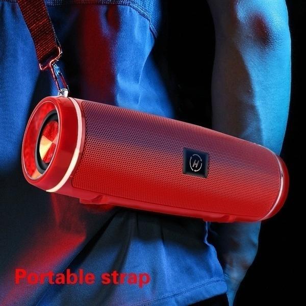 Upgrade Waterproof Outdoor HIFI Column Speaker Wireless Bluetooth Speaker Subwoofer Sound Box Support FM Radio TF Mp3 Player Mobile Phone