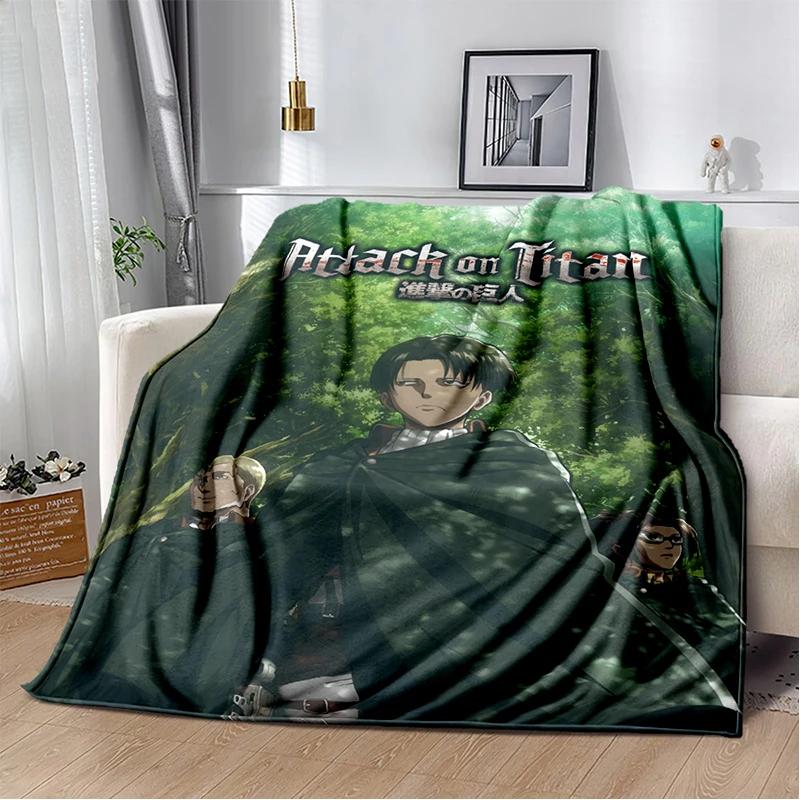 29 Style New Cartoon Attack on Titan Eren Anime Soft Flannel Blankets,Throw Blanket Comfortable for Beds Sofa Home Bedroom Gift