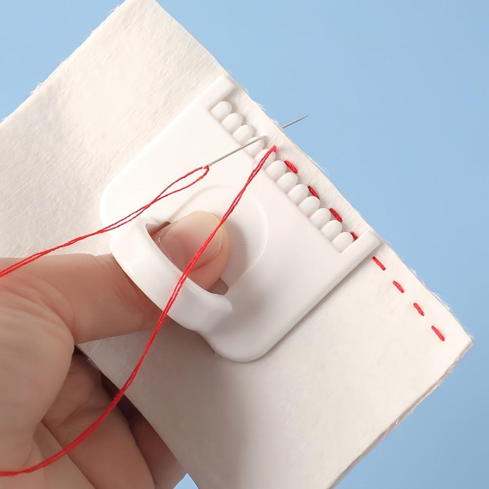 2pcs Stitching Tool Multi Functional Lock Edge Hand DIY Sewing Template for Home Manual Fabric Edge Sealing Auxiliary Artifact