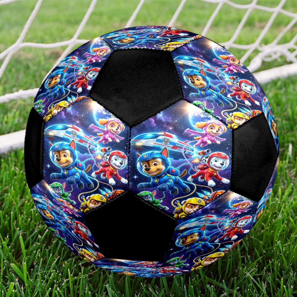 PAW Patrol Theme Size 5 Soccer Ball, Suitable for Both Indoor and Outdoor Matches, a Gift Suitable for Everyone.