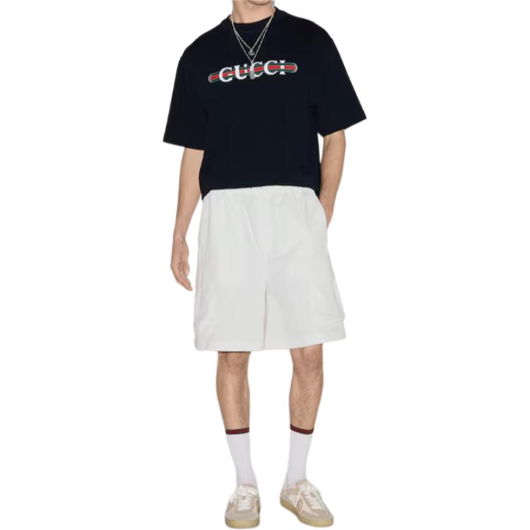 Gucci Футболка из джерси с принтом логотипа 784361-XJGTE-4804