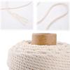 Alantis Authentisches Makramee Handgefertigt Baumwollstricken Natürliche Baumwolle Innenwand Topfpflanze DIY 4mm Breit x 300m Lang Seil, Beige, Garn, Garn,