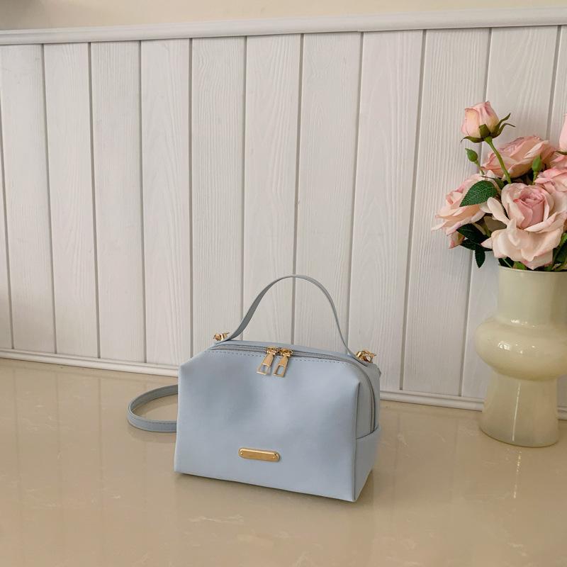 Women's Retro Box Square Handbag New Style Small Top-handle Bag Crossbody Phe Bags for Daily Use Commuting