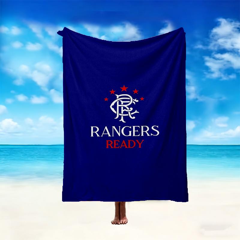 1pc Rangers FC Blanket, Home Printed Throw Blanket - Soft Blanket Gift for Family, Washable Sofa Bed Blanket