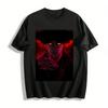 Jujutsu Kaisen Ryomen Sukuna Dunkler Stil Print Top Anime Peripherie Trendiges Lockeres T-Shirt Reines Baumwoll-T-Shirt