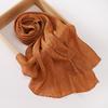 New women's bag head rose pattern scarf, Malaysian crumpled fashion wrap headscarf