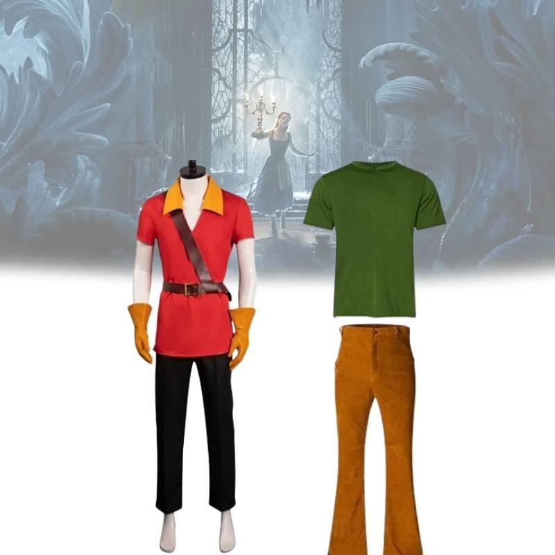 Premium Quality Anime Cosplay Costume Set For Beauty And The Beast Hunter Woody Mario