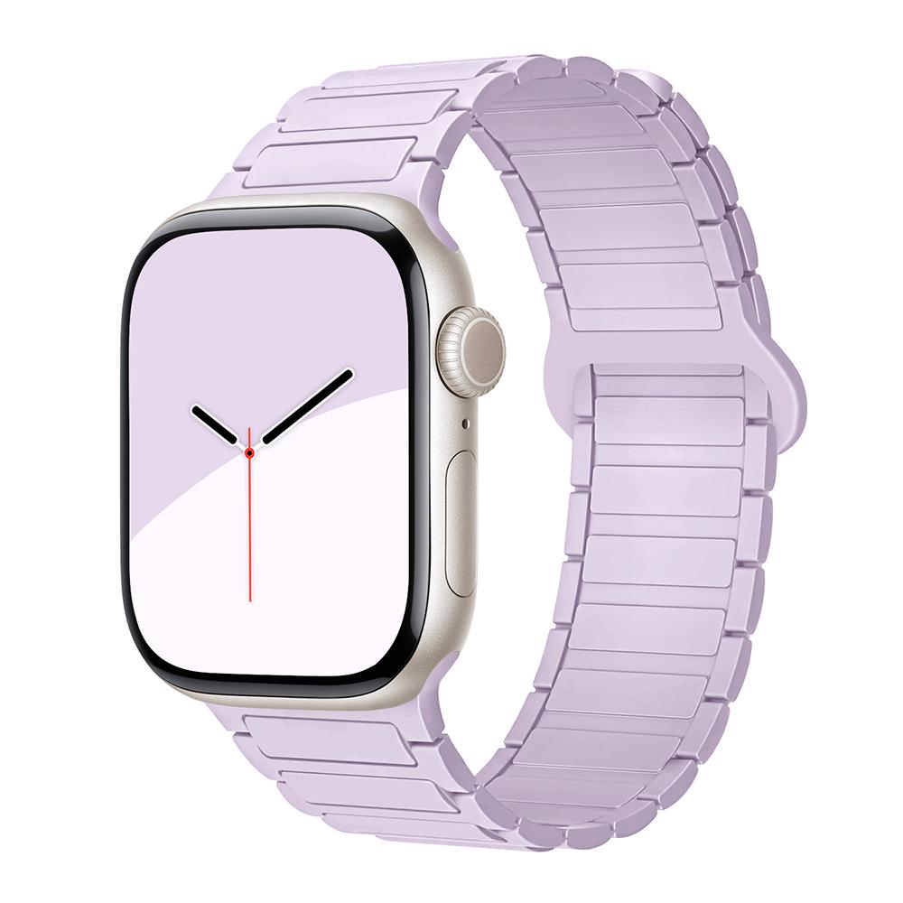 bands for Apple Watch strap 40mm 46mm 45mm 44mm 41mm 49mm Magnetic Silicone correas Bracelet iWatch Series 11 10 9 8 Se ultra2 3