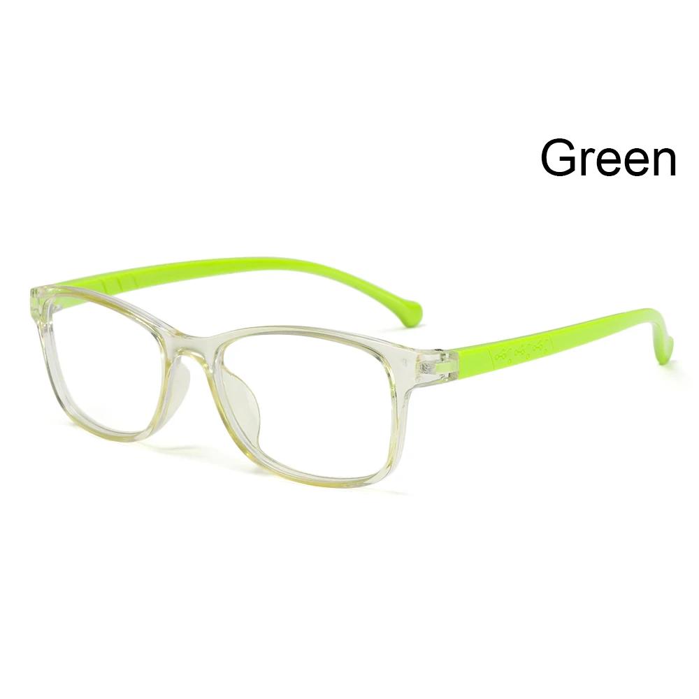 1PC Kids Boy Girl Anti-blue Light Glasses Ultra Light Frame Protection Eyeglasses Student Computer Online Study Classes Eyewear