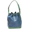 Epi Noe Shoulder Bag Epi Leather Blue X Green Unisex M44044 Used