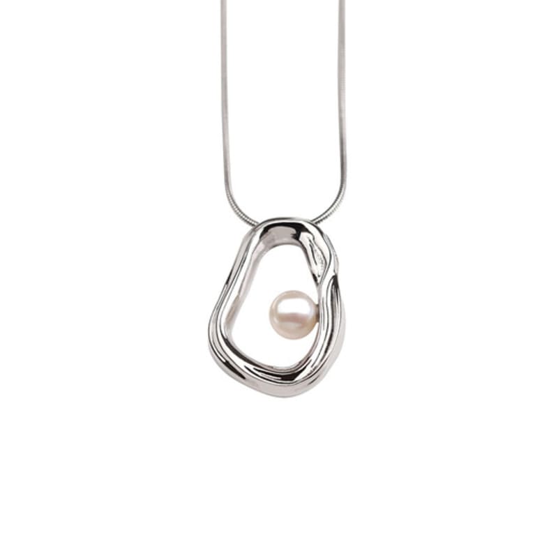 Lowool Heart Pearl Necklace