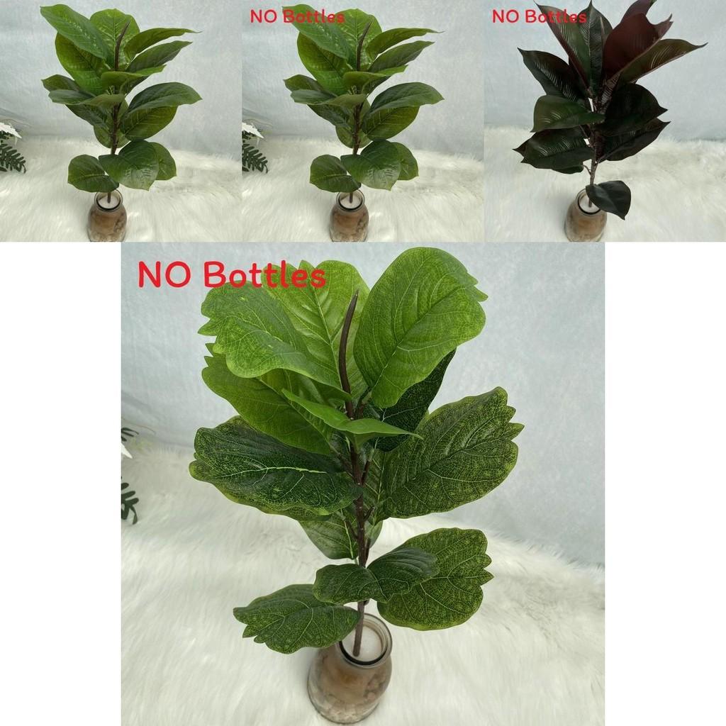 Pflanze Künstlich Realistisch Ficus Elastica Blatt Laub Heim Hochzeit Büro Dekor