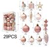 Lot de 20/29 boules de Noël au look exquis et matériau de haute qualité