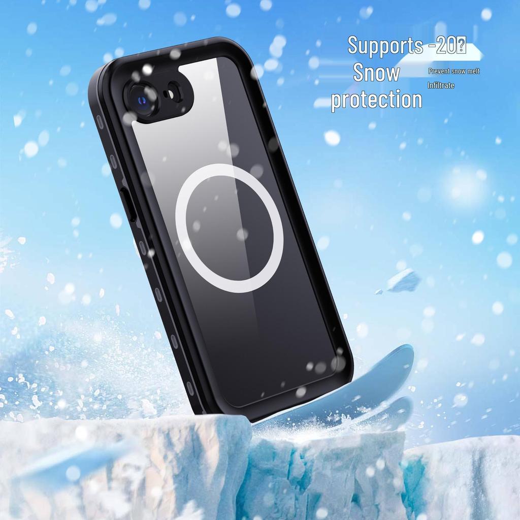 iPhone 16e Waterproof Drop-proof Full Coverage Protective Case for Outdoor Swimming