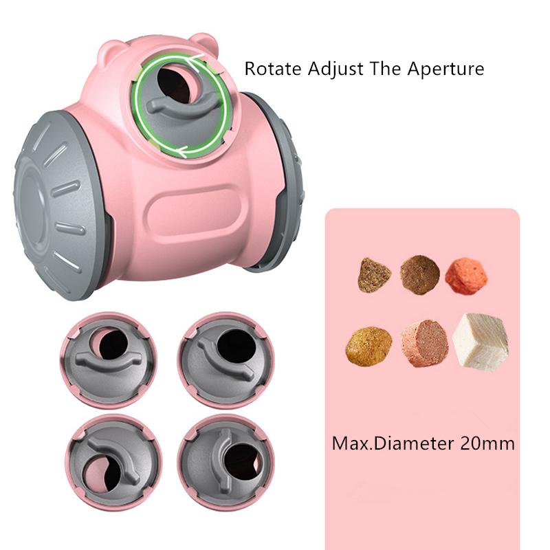 Tumbler Dog Toy Slow Leakage Food Balanced Vehicle Pet Feeding Toy Suitable for All Types of Dog Breeds
