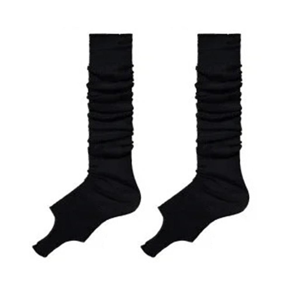 

Носки из гребенного хлопка облегающего кроя, однотонные женские носки, новые носки против катышков чёрный