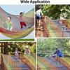 Double-Layer Knotless Safety Net for Children's Climbing and Site Enclosure