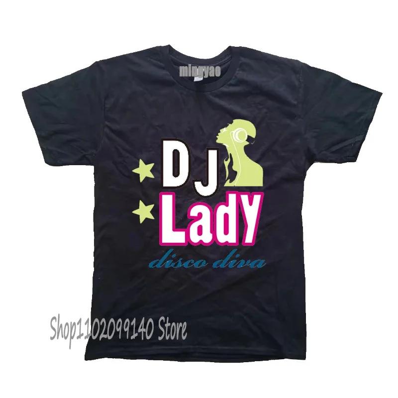 Retro Dj Headphones T Shirt Graphic Streetwear Short Sleeve ONeck Harajuku Music Techno TShirt Funny Unisex Clothing For Ladies