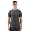 Yousheng Herren Jacquard T-Shirt Einfarbige Rundhals gestreiftes T-Shirt Lockerer Schnitt Lässig Stilvoll Sommer T-Shirt für den täglichen Gebrauch Straße Strand Urlaub