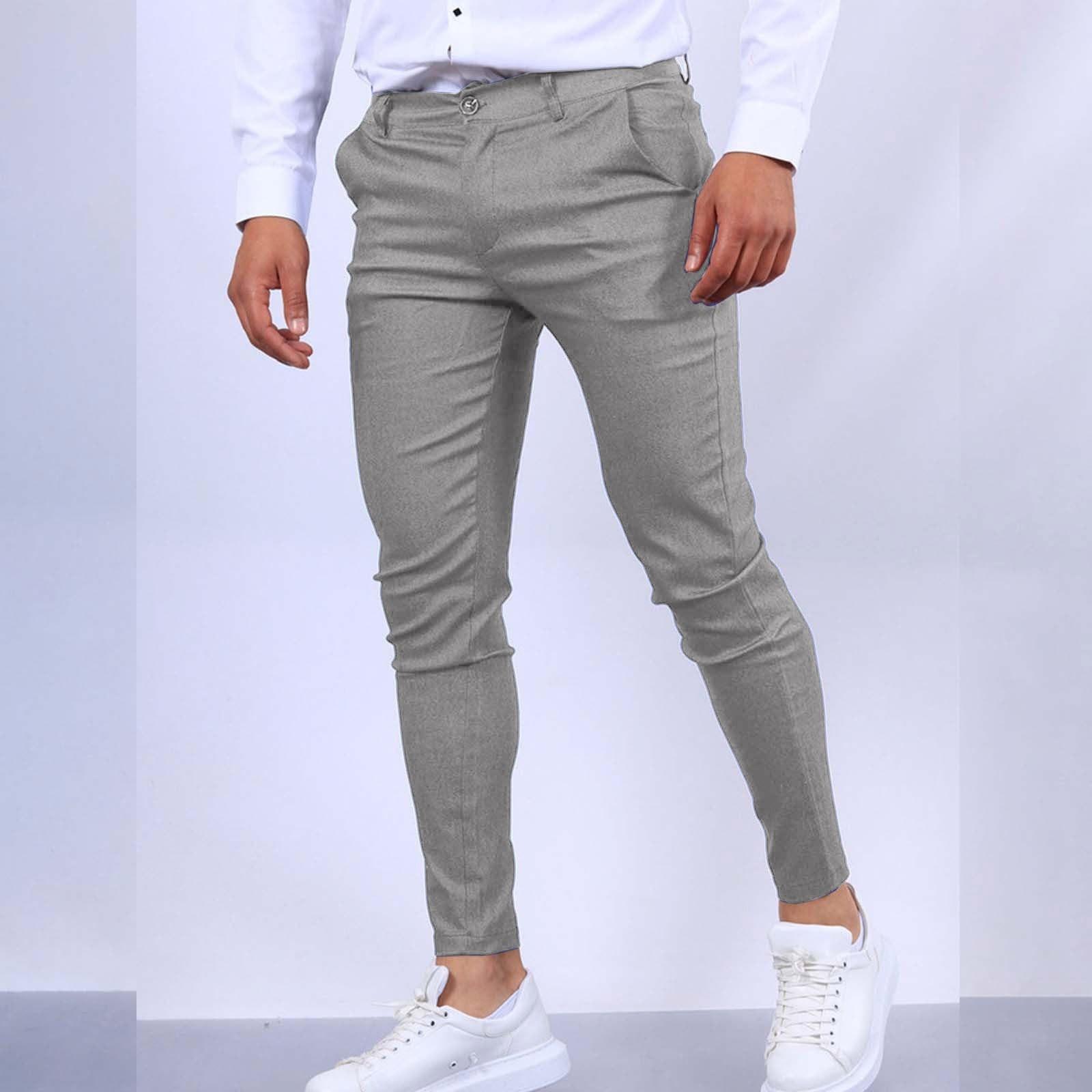 

Мужские брюки-карго, повседневные брюки-джоггеры, облегающие брюки с брюками S светло-серый