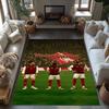 Arsenal Customize Text Floor Mat Design for Dormitory Dining Room Kitchen Bedrooms Anti-slip Rug Decorate Offices Perfect Gift for Women/Men