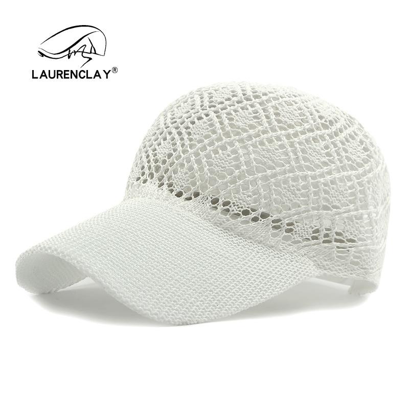 Summer new hat women's bright silk hollow mesh baseball cap fashion versatile cap sun hat tide