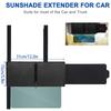 Car Visor Extender Anti-Glare Adjustable Car Sunshade Extender Universa Auto Sun Visor Extension Car Interior Accessories