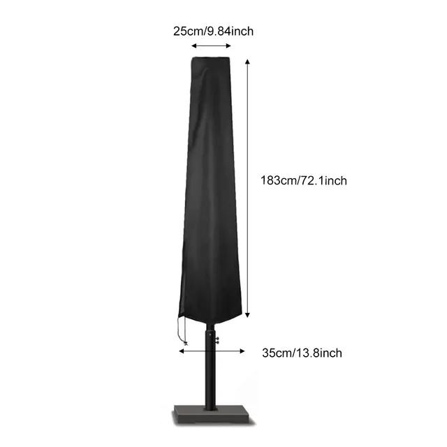 Patio Umbrella Cover 6 Sizes, Waterproof Sunshade Protector for Cantilever and Garden Parasols