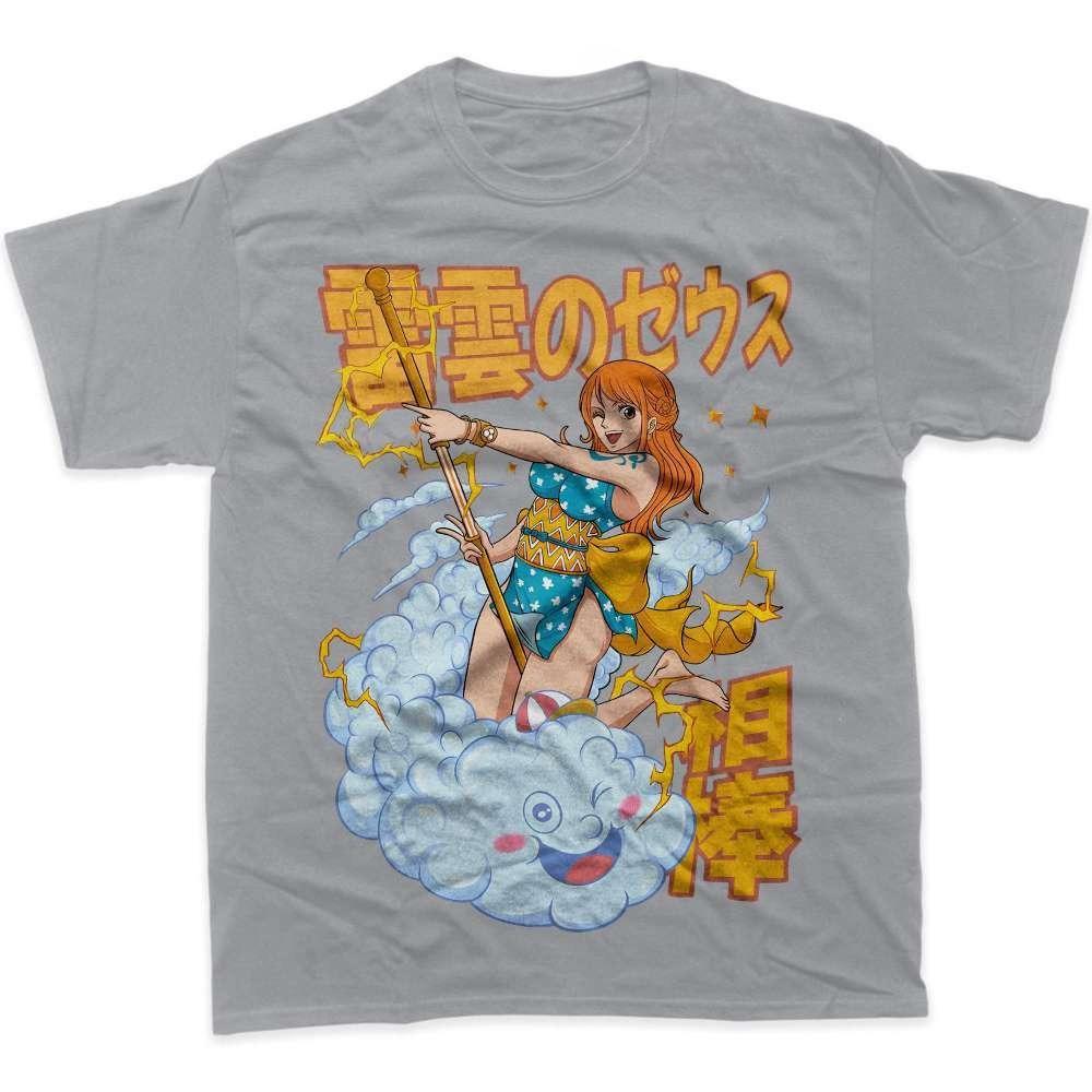 One Piece Unisex Unisex Cotton Nami Print Tshirt Summer Anime Tee 2026 Summer Shortsleeved Retro Harajuku Y2k Streetwear Tops