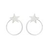 Stainless Steel Hip-Hop Punk Smiley Face & Cupid Angel Earrings