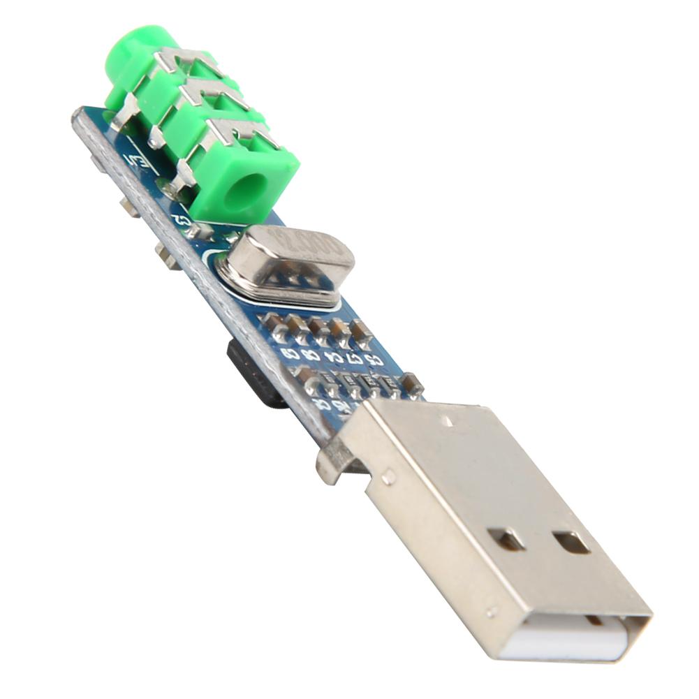 5V Mini USB DAC Decoder PCM2704 USB Soundkarte Analoge DAC DecoderplatinePCM2704