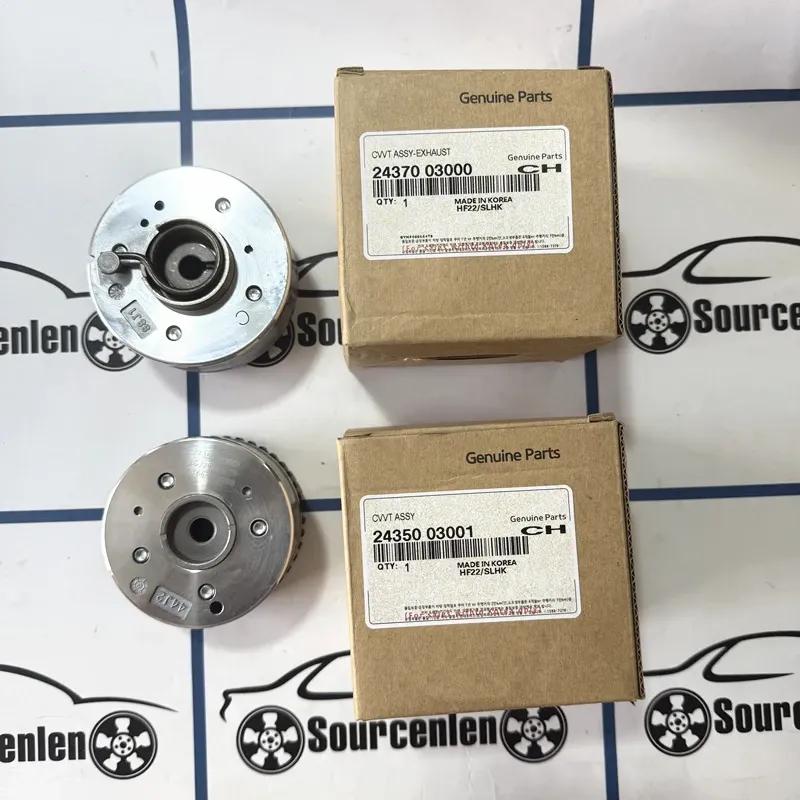2Pcs Timing Camshaft Sprocket For Hyundai Kia Picanto Morning i10 i20 Pride G4LA 1.2L 24350-03001 2435003001 24370-03000