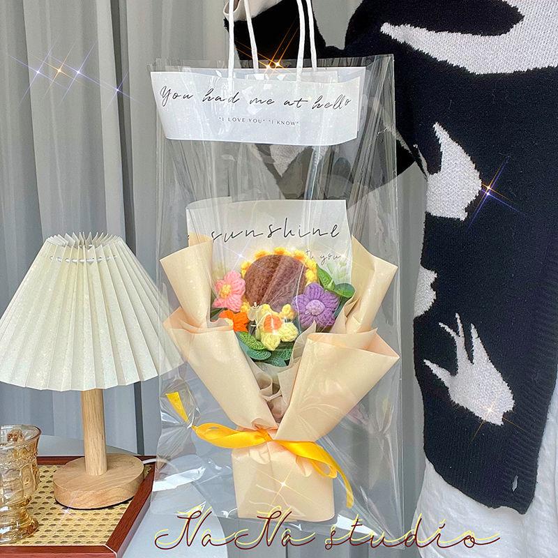 Handmade Wool Sunflower Bouquet: Perfect Birthday or Graduation Gift No Size