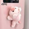 Creative Polyester Fiber Magnet Cute Plush Animal Refrigerator Magnets Soft Stuffed Fridge Magnet Adorable Duck Small Gift for Kids Cat Dolphin
