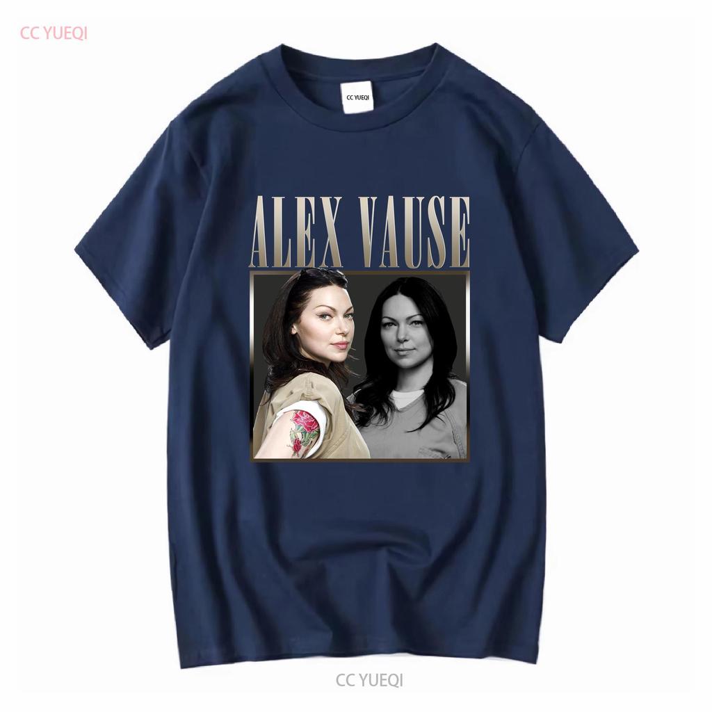 Alex Vause Vintage T shirt SweaT 90s s Laura Prepon Vintange long or short sleeves vintage Washed Casual fashion Stretched