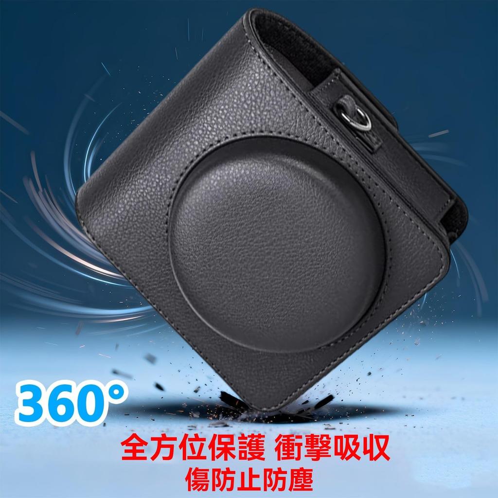 Schutzkamera-Tasche für Fujifilm Instax Mini 99 Sofortbildkamera, passgenau, PU-Leder, Retro-Tasche mit verstellbarem, kompaktem Trage-Aufbewahrungs-Kamera, Gurt,