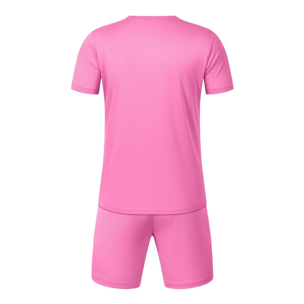 Herren Schnelltrocknendes Sommer Sportset: Kurzarm-T-Shirt & Shorts 2-teilig zum Laufen