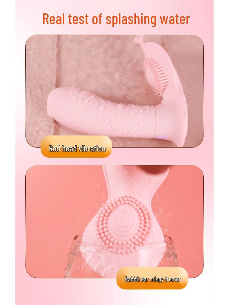 Lai Le Cute Rabbit USB Remote Vibrator - Waterproof, Variable Frequency Masturbator for Women