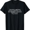 Winston Churchill Courage Success Quote T-Shirt