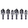 Carbon Steel Drill Bits Hexagonal Countersink Drill Bit For Enhanced Safety Clean Edges On Surfaces Chamfering Drill Bit Set