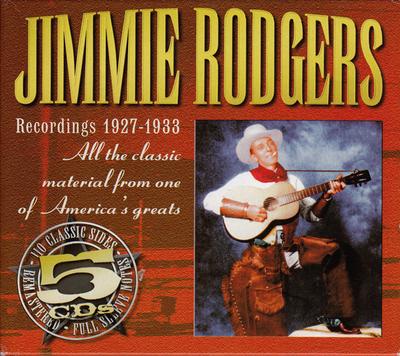 CD JIMMIE RODGERS - Recordings 1927-1933 JSP7704 JSP Records 2002 UK Country Used