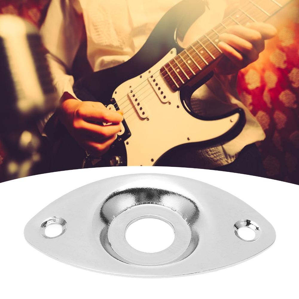 3PCS Metal Electric Guitar Socket Plate Electric Guitar Replacement Parts