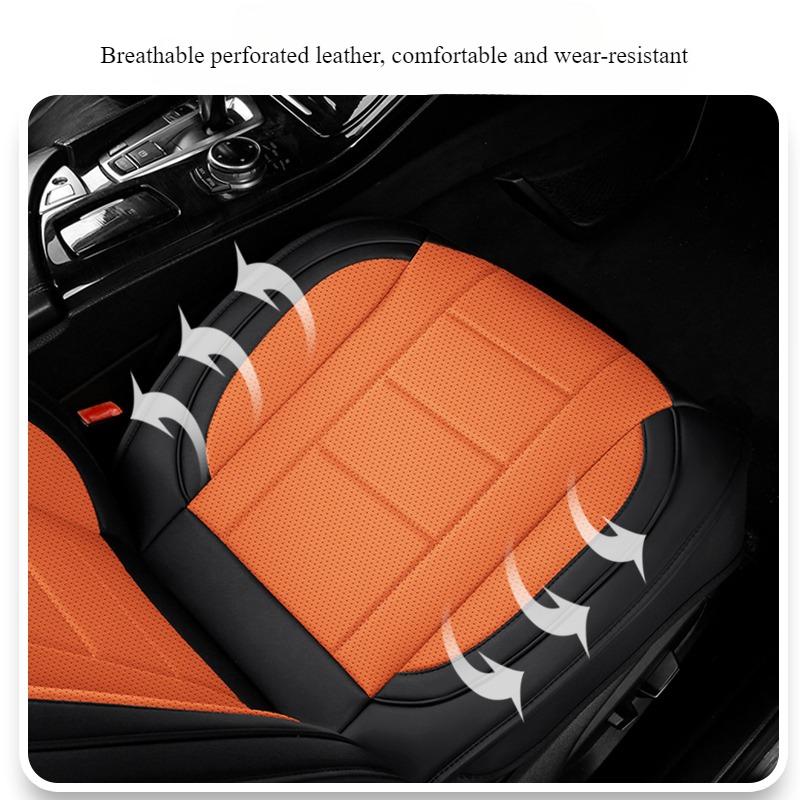 Huse auto set complet pentru 5 locuri, piele perforată respirabilă prietenoasă cu pielea, confortabile și durabile, potrivire universală pentru toate anotimpurile