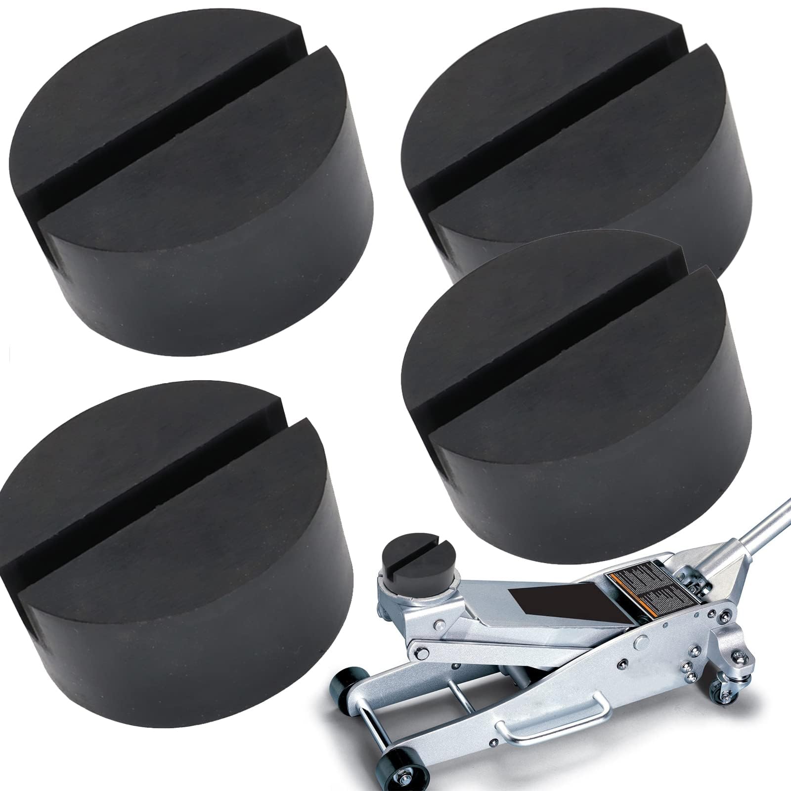 

Jack Pad Floor Support Jack Supplies Rubber Jack Pad for VWKIA Ford Renault Concave bottom One groove чёрный