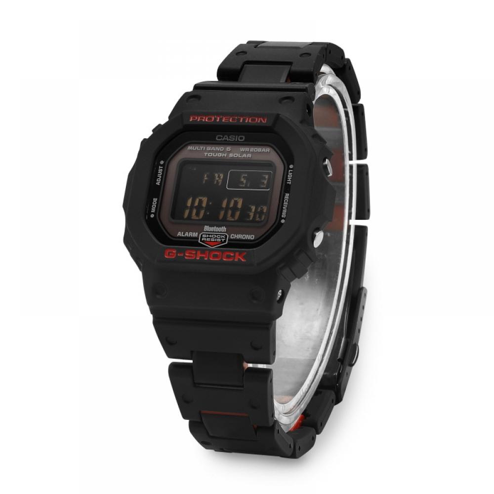 G Shock Gw B5600hr 1dr  Gw B5600hr 1  5600 SerieS diGital Square SportS Soldier Bluetooth Men S Pu Watch
