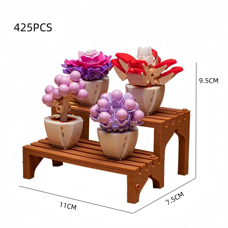 Non-Toxic Knew Built 3D Sunflower Po Frame Building Block Toys-Holiday Gifts For Children' Room Decorcreative Diy For Tv Background Wall